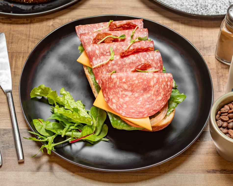 Salamis & Cheese Sandwich